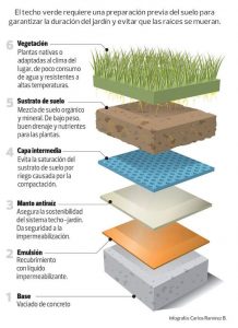 Sistemas de cubiertas verdes